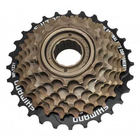 V BIKE Piñón a Rosca Compatible Shimano Tipo TZ 7V 14/28T - Cassette Tornillo para Ciudad, Tándem y Híbrido 541