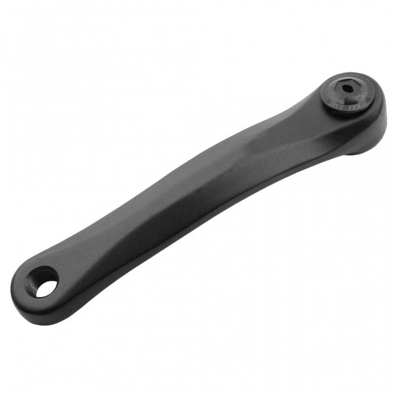 Black aluminum bike bicycle left crank  (170mm)