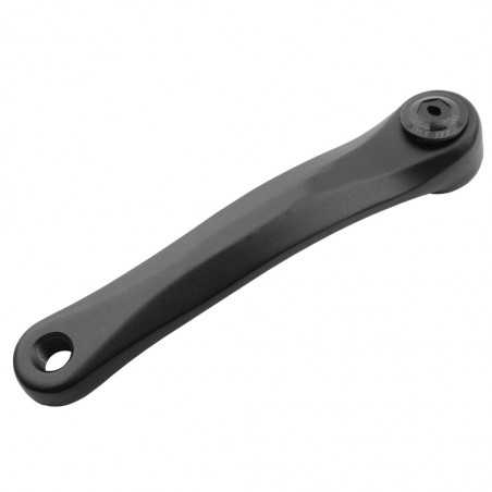 Black aluminum bike bicycle left crank  (170mm)