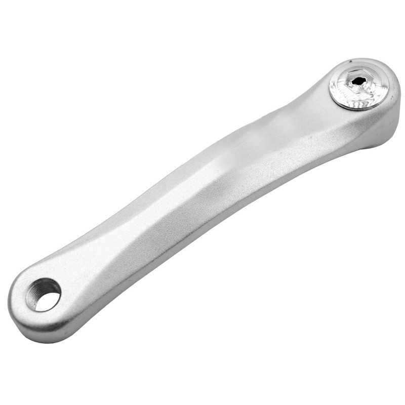 Silver aluminum left crank  (170 mm) bici bicicleta