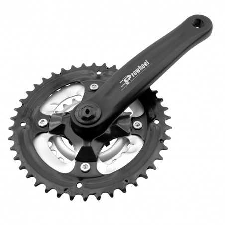 Triple chainwheel, crank alu mtb btt cruiser 170mm 24/48/42 bicycle