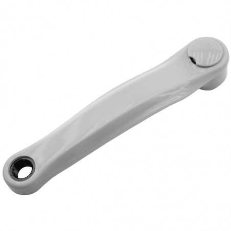 Left crank steel curved plasticized bike bicycle  (170MM)