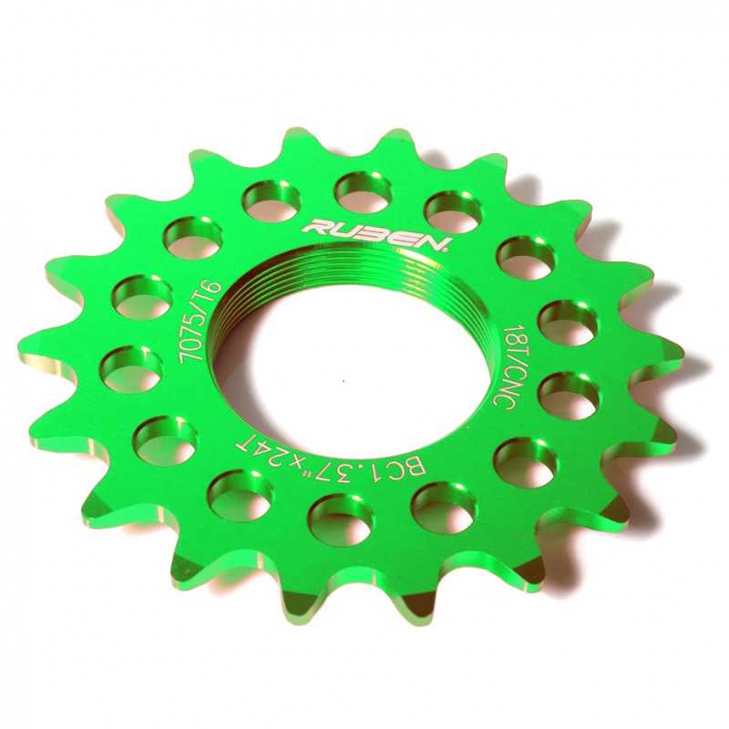 Fixed sproket fixie  16 dientes color verde