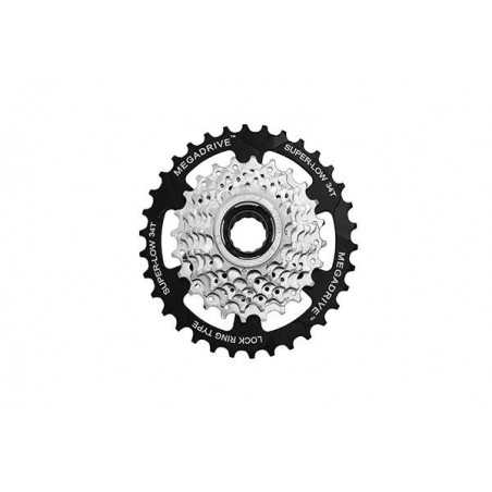 SUN RACE Cassette SunRace MFM4S 7v 13-34 para bicicletas de MTB 49442