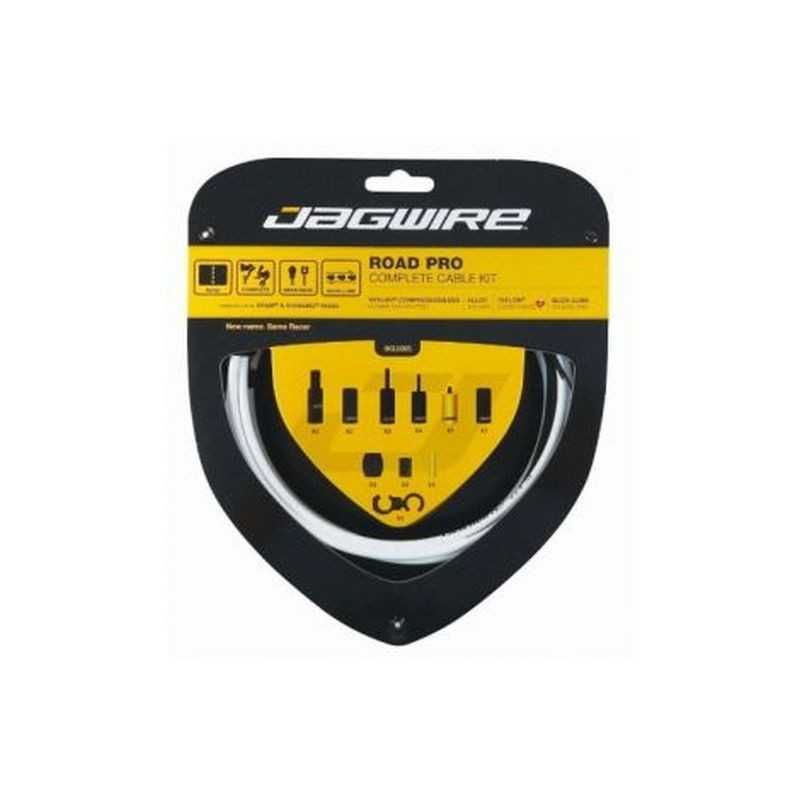 JAGWIRE Kit fundas cables sirgas siergas freno y cambio ROAD SHIMANO/SRAM 256004
