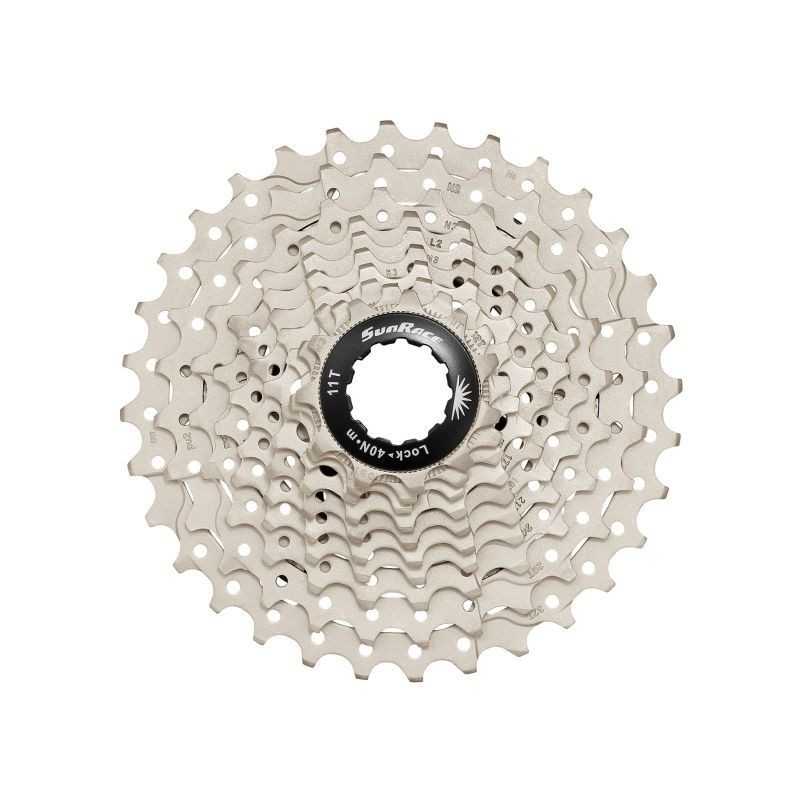 Cassette sprockets  10V ACERO METAL NEGRO