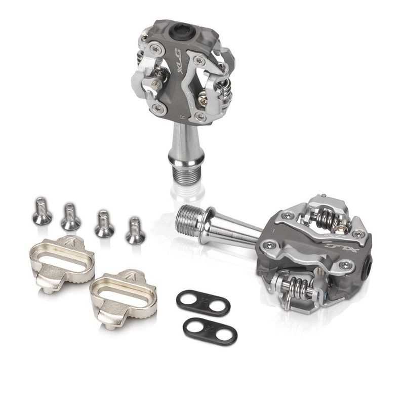 Bilateral aluminum automatic bicycle pedals  MTB PD-S15 80X49 MM