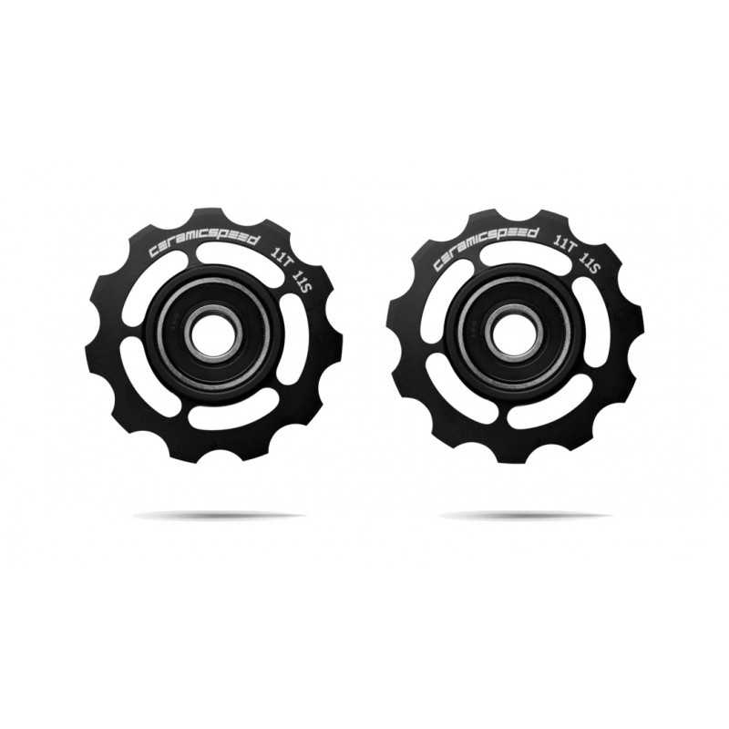 CERAMICSPEED Juego ruletas ruedas cambio trasero aleacion PW SHIMANO 11S 57110500044VAR