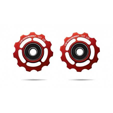 CERAMICSPEED Juego ruletas ruedas cambio trasero aleacion PW SHIMANO 11S 57110500044VAR