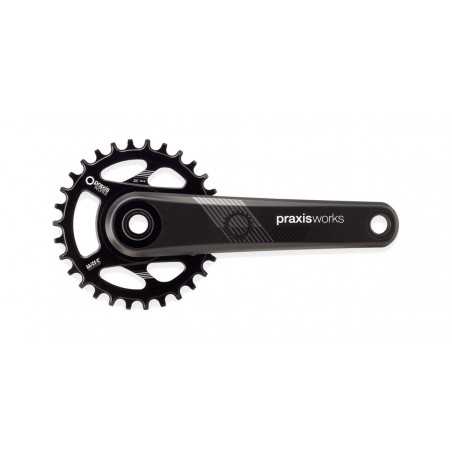 Set of cranks and shaft plates M30 MTB CADET