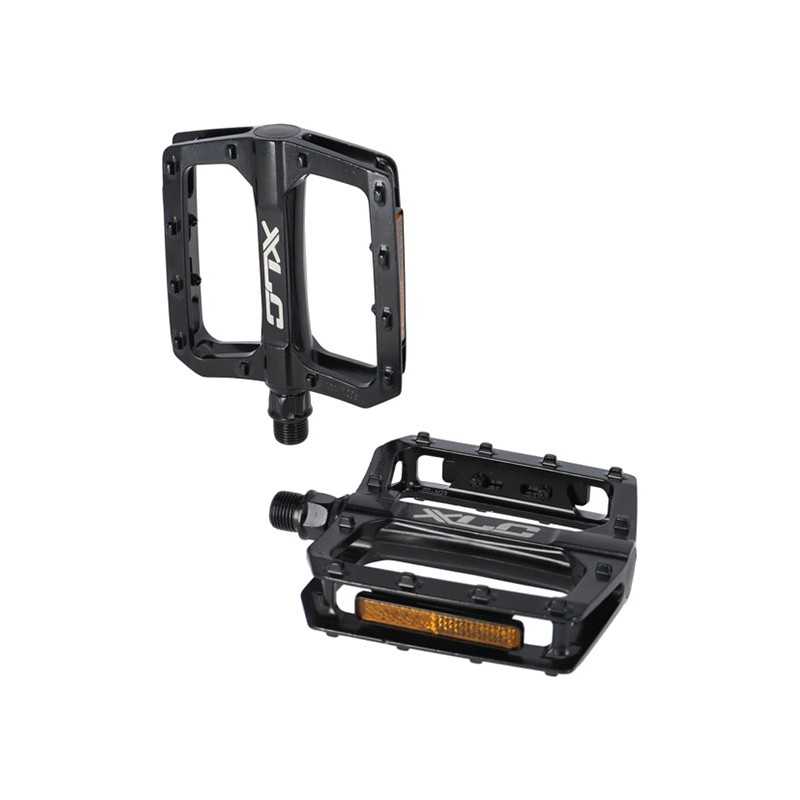Bicycle pedals with reflective  ALUMINIO PD-M29