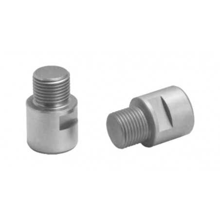 ERGOTEC Juego extension eje de pedales izquierdo/derecho inoxidable 374195