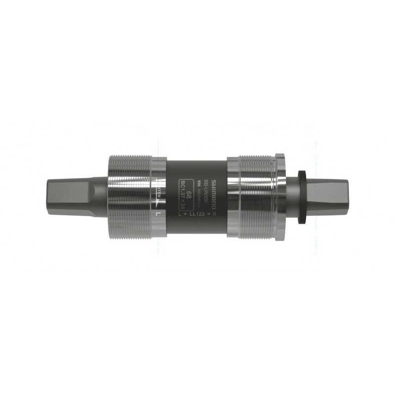 SHIMANO Eje cartucho de pedalier compacto cuadradillo aluminio BB-UN300 68-118 MM 709827