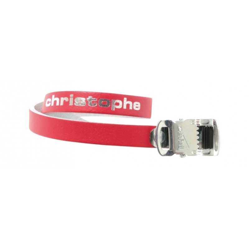 Pedal leather strap set  CHRISTOPHE 516 370 MM