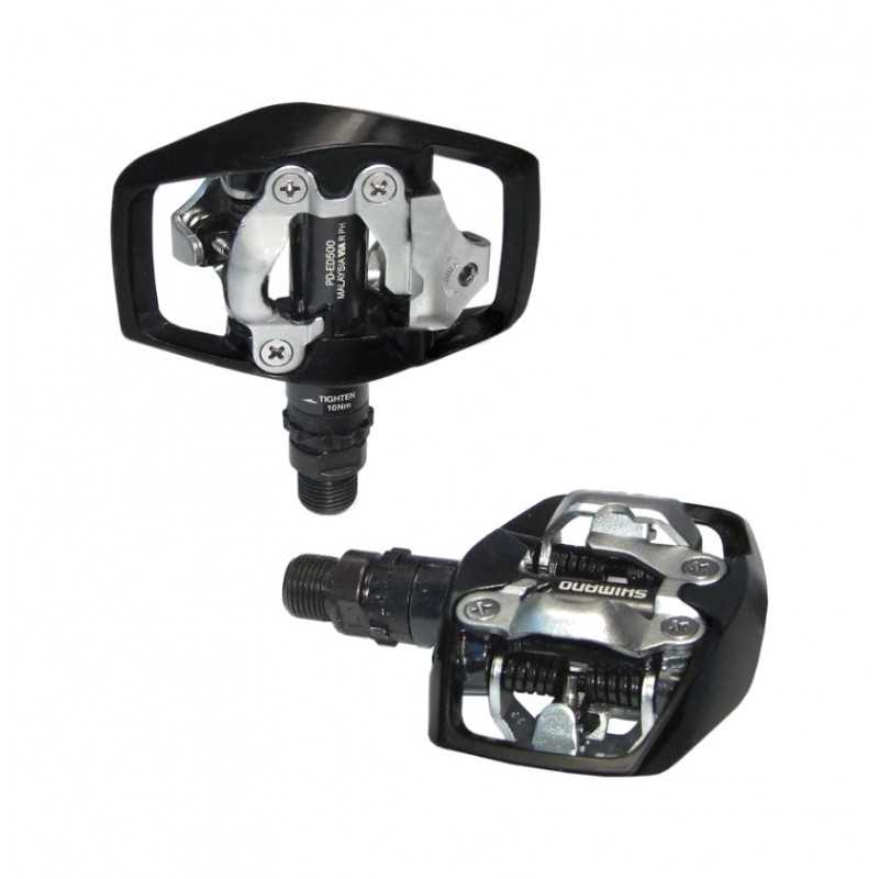 Bicycle pedals without reflective cleats included  SPD PD-ED500 9/16 SM-SH56