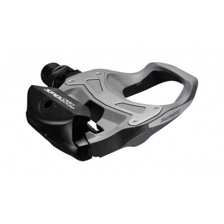 SHIMANO Pedales bicicleta carretera fijacion 1 cara calas incluidas sin reflectantes SPD-SL PD-R550G 9/16 145149