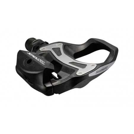 SHIMANO Pedales bicicleta carretera fijacion 1 cara calas incluidas sin reflectantes SPD-SL PD-R550L 9/16 145150