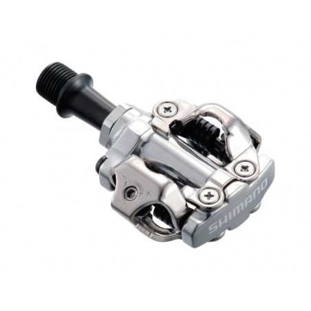 SHIMANO Pedales bicicleta fijacion 2 caras sin reflectantes MTB SPD PD-M540 9/16 145156