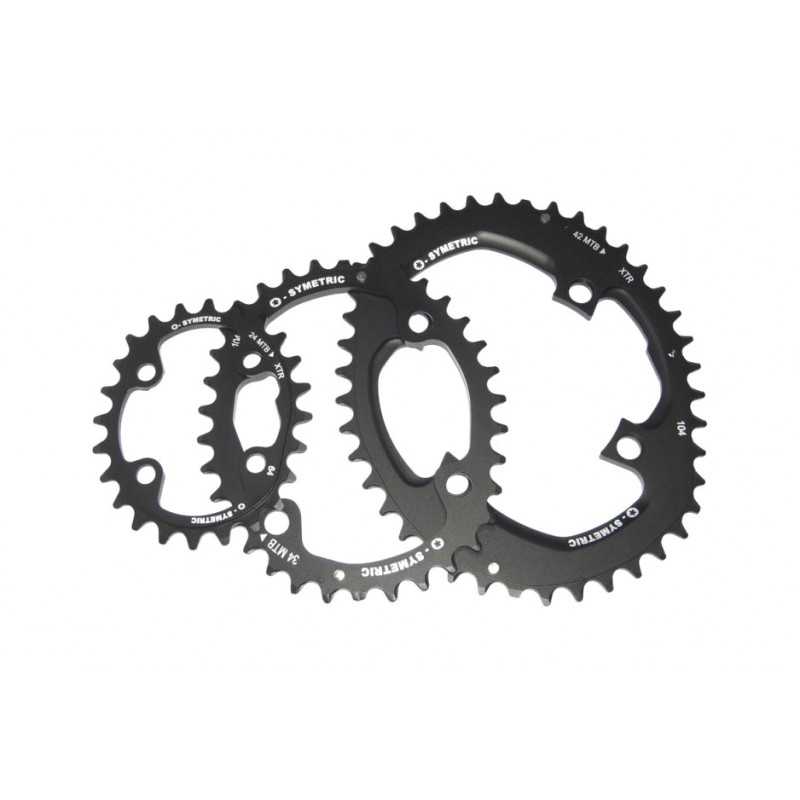 STRONGLIGHT Kit de platos 4 brazos OSYMETRIC 104/64 BCD 24x34x42 712028