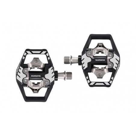 SHIMANO Pedales bicicleta fijacion 2 caras sin reflectantes MTB PD-M8120 704343