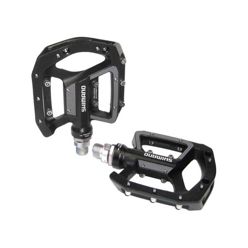 Platform bicycle pedals without reflectors  MTB PD-GR 500