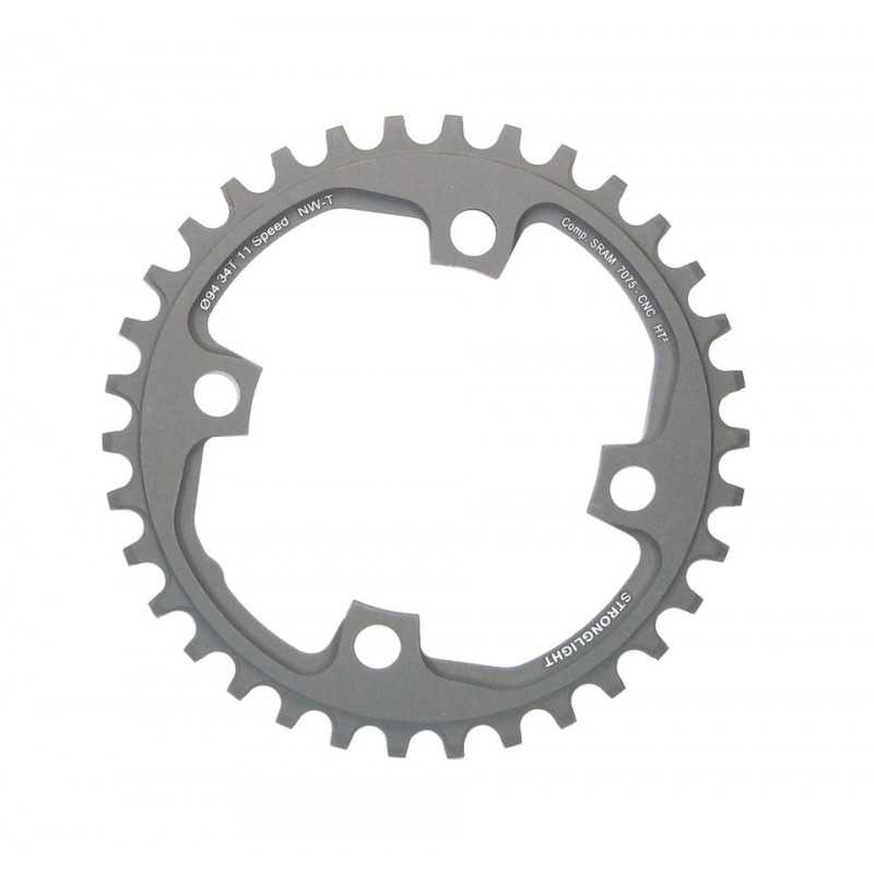 STRONGLIGHT Plato para bicicleta con rosca 4 brazos MTB SRAM S01/GX/NX 1x11 94 BCD 712158