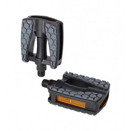 Child / junior bicycle pedals with reflectors 9/16