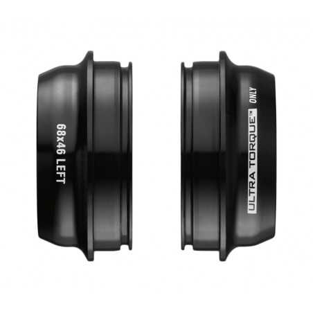 Aluminum bottom bracket cups set  ULTRA TORQUE PRESSFIT 73x42 MM