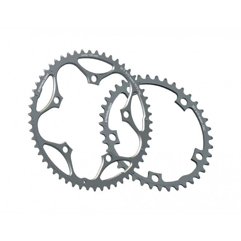 STRONGLIGHT Plato para bicicleta intermedio aluminio 5 brazos SRAM SHIMANO/SRAM/FSA MTB 9/10V 130 BCD 712168