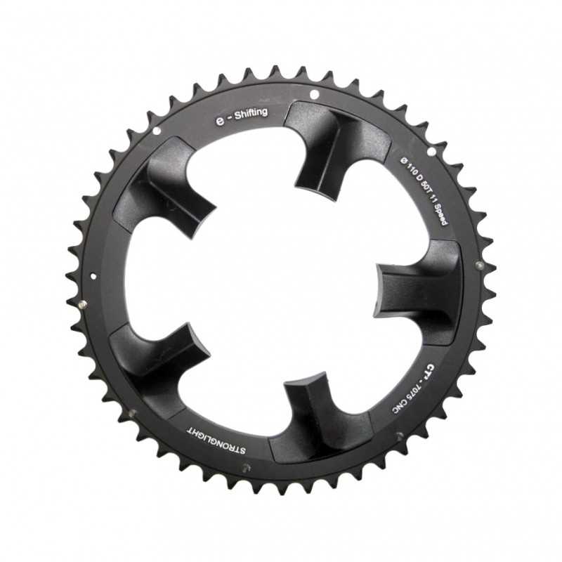 STRONGLIGHT 5-arm aluminum outdoor bike chainring SHIMANO DURA ACE FC-7950 10/11V 110 BCD 712063
