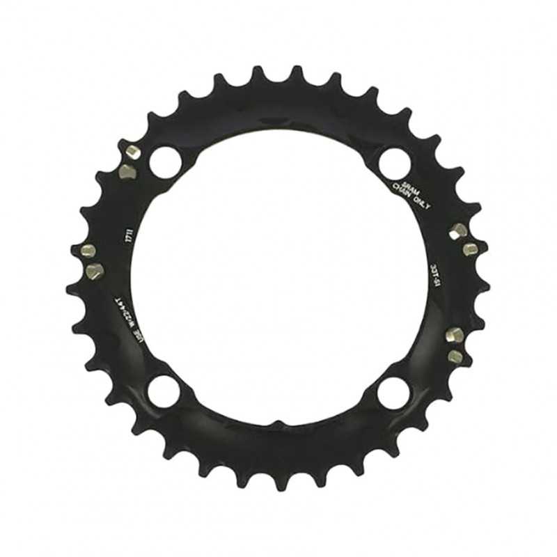 SRAM 4-arm bike chainring with chain pin TRUVATIV S2 MTB 120 BCD BB30 2x10V 105361