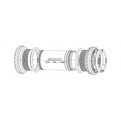 SRAM Kit tapa guardapolvos/arandela ondulada cazoletas carretera GXP PRESSFIT 105913