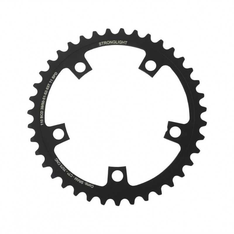 STRONGLIGHT Plato para bicicleta interior aluminio 5 brazos FORCE/RED 22 SRAM (52)110 11V 712075