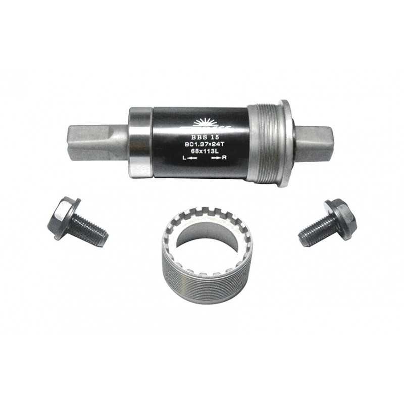 Steel bottom bracket cartridge axle  68/129 MM