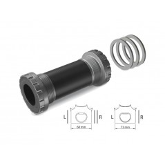24mm diameter bottom bracket cartridge axle  EVO MAX MTB 68x73 BSA