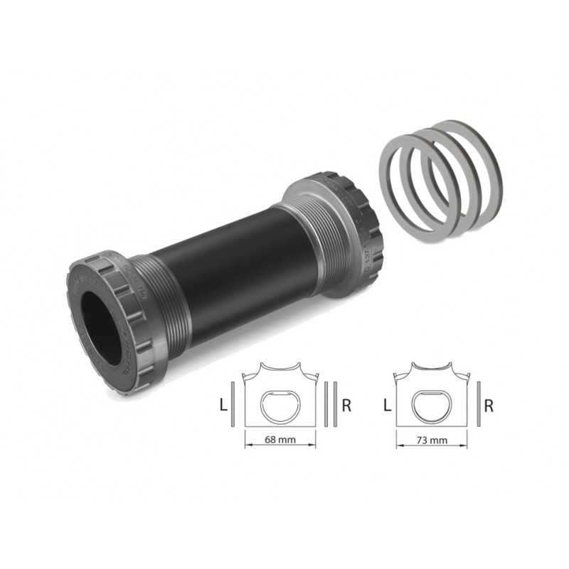24mm diameter bottom bracket cartridge axle  EVO MAX MTB 68x73 BSA