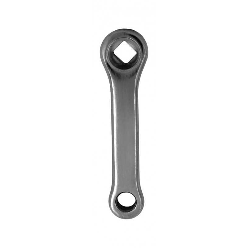 QU-AX Biela bicicleta izierda+derecha para monorrueda cromado 127MM 2074 20 293047