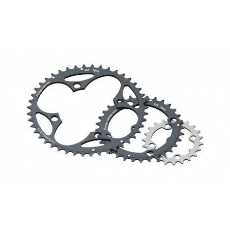 Intermediate steel bike chainring 4 arms  MTB TYPE XC E 9V