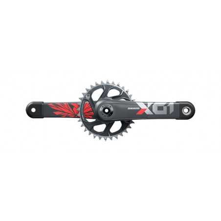 SRAM Juego de bielas y plato carbono sin cazoletas X01 EAGLE X-SYNC2 SUPERBOOST+ DUB DIRECT MOUNT 170 MM 12V 102606VAR
