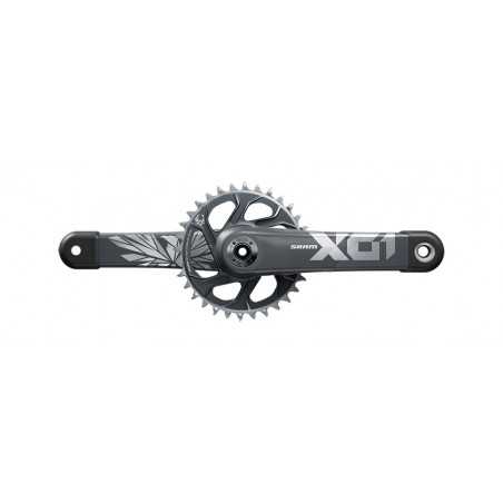 SRAM Juego de bielas y plato carbono sin cazoletas X01 EAGLE X-SYNC2 DUB DIRECT MOUNT 175 MM 12V 102609VAR