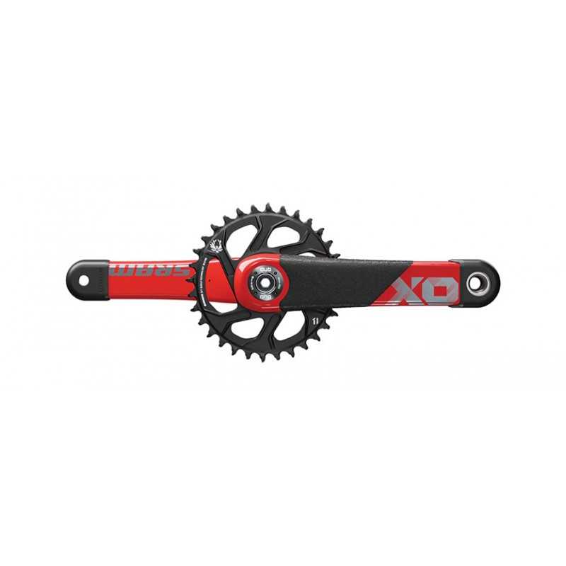 SRAM Juego de bielas y plato carbono X01 ALL DOWNHILL X-SYNC 2 DUB83 DIRECT MOUNT 165 MM 10/11V 102613VAR