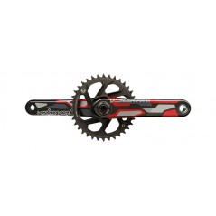 TRUVATIV Juego de bielas y plato carbono sin cazoletas DESCENDANT TLD ALL DH EAGLE X-SYNC2 DUB83 DIRECT MOUNT 165 MM 12V 105609V