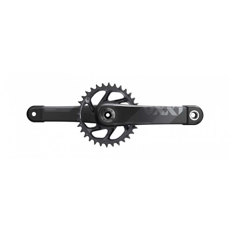 SRAM Juego de bielas y platos carbono sin cazoletas XX1 X-SYNC 2 EAGLE DUB DIRECT MOUNT 175 MM 12V 102306