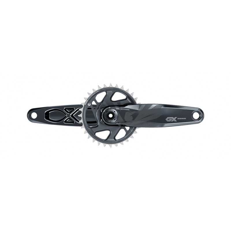 SRAM Juego de bielas y platos carbono sin cazoletas GX X-SYNC 2 EAGLE DUB DIRECT MOUNT 170 MM 12V 102311