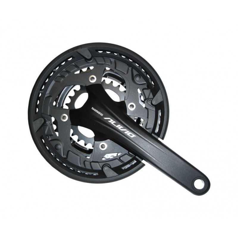 SHIMANO Juego de bielas y platos con protector ALIVIO FC-T4060 175 MM 9V 135012