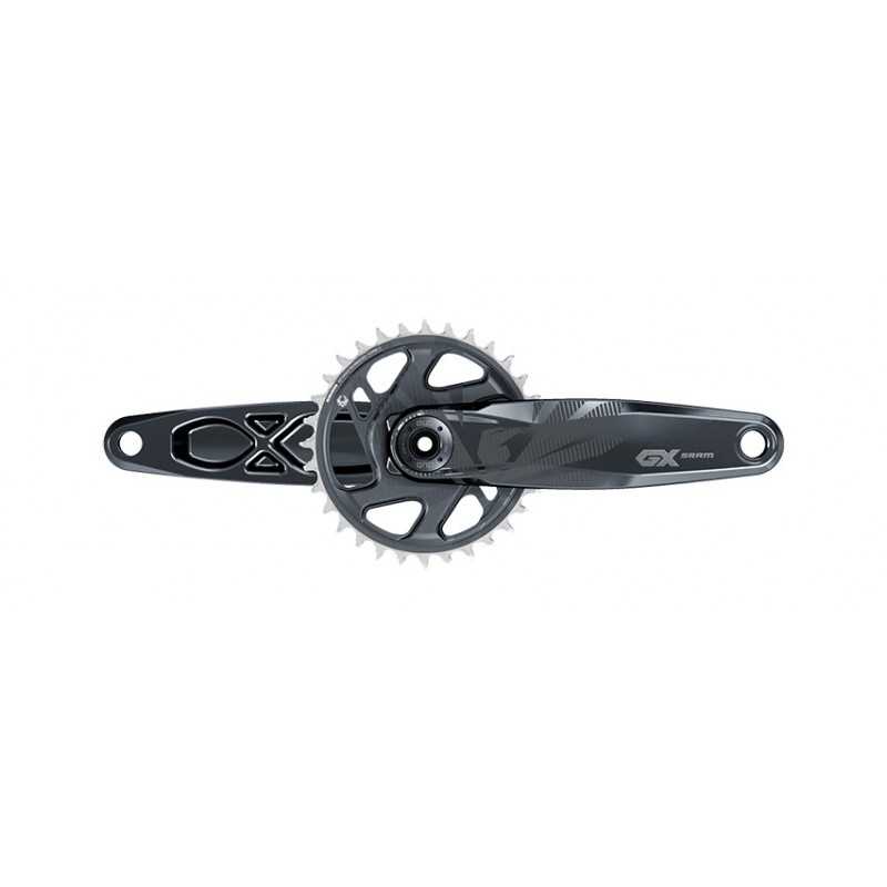 SRAM Juego de bielas y plato aluminio sin cazoletas GX EAGLE X-SYNC2 DUB DIRECT MOUNT 175 MM 12V 102598