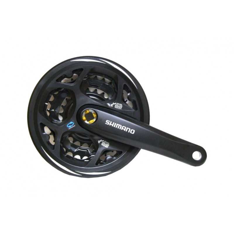 SHIMANO Crankset and chainrings 4 arms with protection FC-M311 170 MM 137000