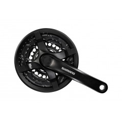 SHIMANO Crankset and chainrings 4 arms with protection FC-TY501 170 MM 6/7/8V 138005VAR