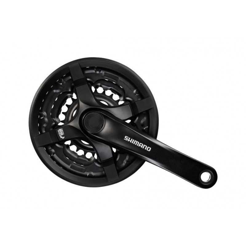 SHIMANO Crankset and chainrings 4 arms with protection FC-TY501 170 MM 6/7/8V 138005VAR
