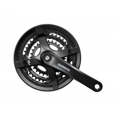 SHIMANO Juego de bielas y platos 4 brazos con proteccion FC-TY501 175 MM 6/7/8V 138006